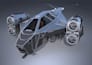 model cinematic 3d spaceship, spacecraft, rc plane, vtol drone, sci fi vehicles
